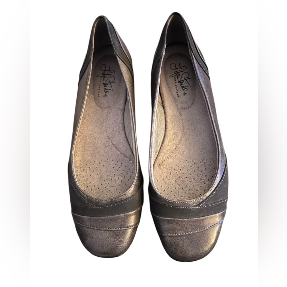 LifeStride Ballet Flats Featuring Soft System Comfort Technology Size 9.5